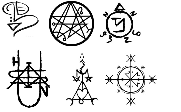 Sigil Magic : How make a sigil – Brown Healing Market Place