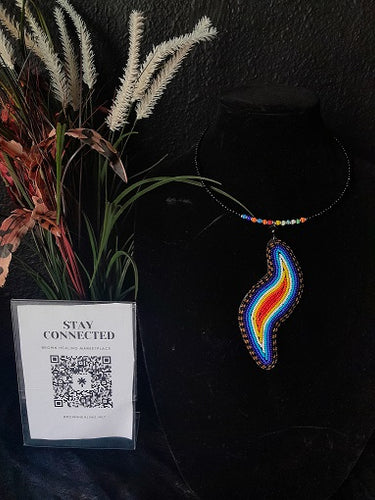 Rainbow Wave Necklace